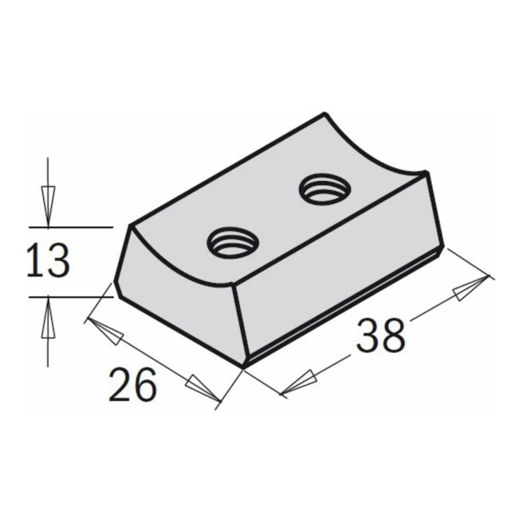 Kliny CMT 692.999 / 693.999 do głowic prostych 692 i 693 - aluminiowych i stalowych - zdjęcie 4