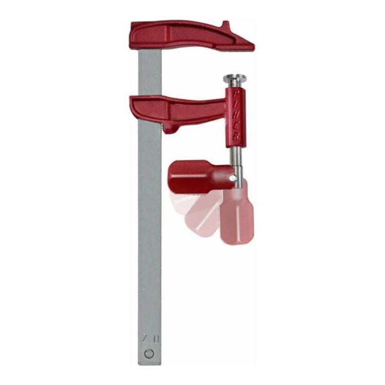 Ścisk śrubowy PIHER Maxipress M - 12-30 cm, wysięg 7 cm, szyna 18x7 mm