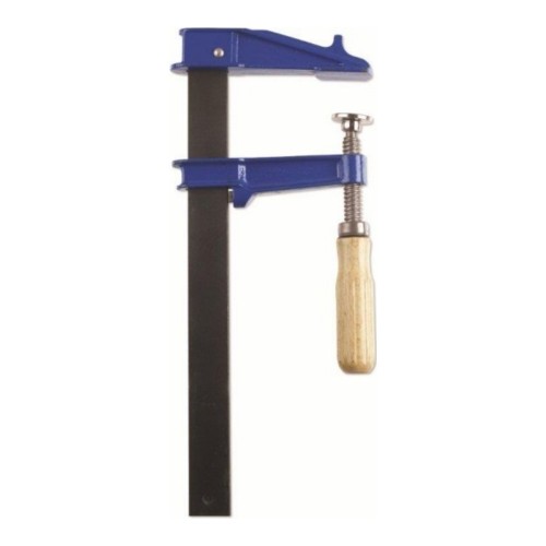 Ścisk śrubowy tłokowy PIHER Blueline EM - 20-60 cm, wysięg 8,5 cm, szyna 30x8 mm - zdjęcie 2