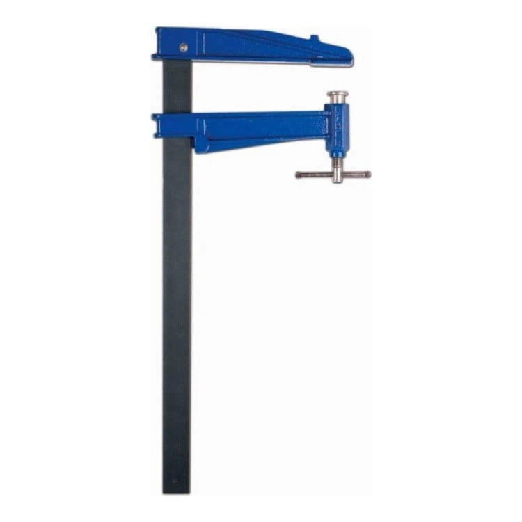 Ścisk śrubowy tłokowy PIHER Blueline S - 30-100 cm, wysięg 22 cm, szyna 40x10 mm - zdjęcie 3