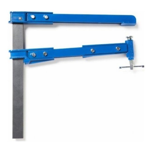 Ścisk śrubowy tłokowy PIHER Blueline 50K - 30-100 cm, wysięg 50 cm, szyna 40x10 mm - zdjęcie 2