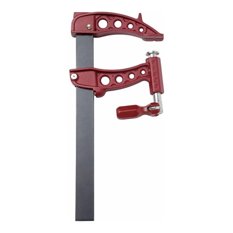 Ścisk śrubowy PIHER Maxipress R - 30-300 cm, wysięg 16 cm, szyna 40x10 mm