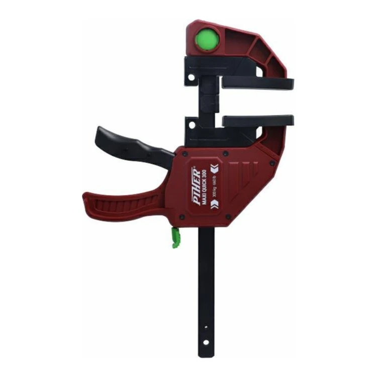 Ścisk jednoręczny PIHER Maxi Quick - 15-125 cm, wysięg 9,4 cm, szyna 20x5 mm