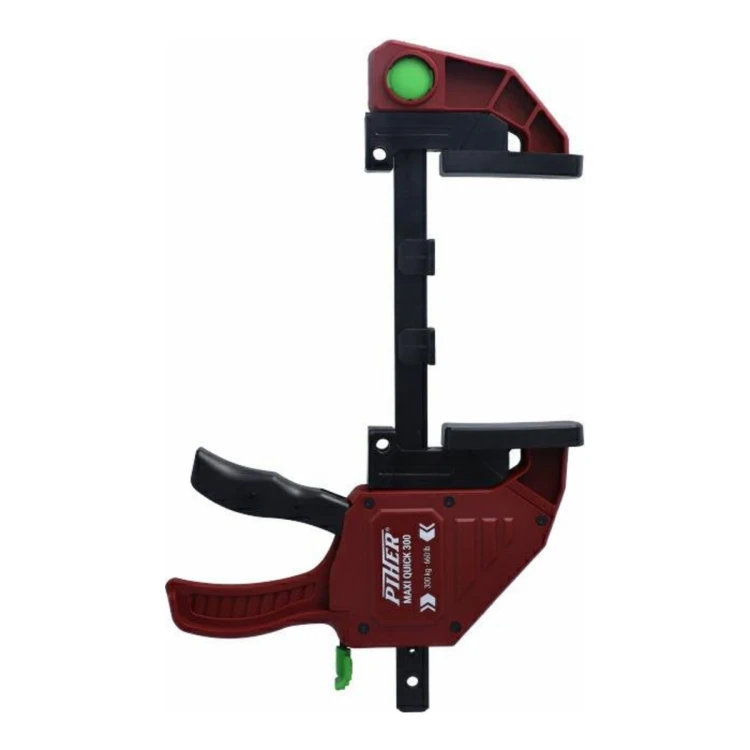 Ścisk jednoręczny PIHER Maxi Quick - 15-125 cm, wysięg 9,4 cm, szyna 20x5 mm - zdjęcie 2