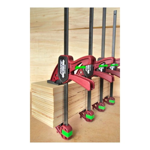Ścisk jednoręczny PIHER Mini Quick - 15-30 cm, wysięg 6 cm, szyna 13,9x4,4 mm - zdjęcie 2