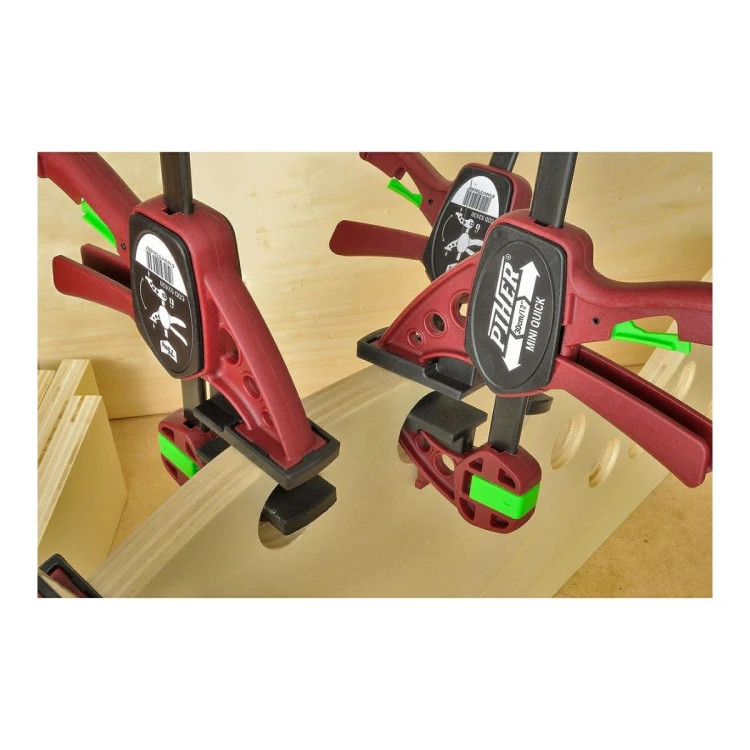 Ścisk jednoręczny PIHER Mini Quick - 15-30 cm, wysięg 6 cm, szyna 13,9x4,4 mm - zdjęcie 3