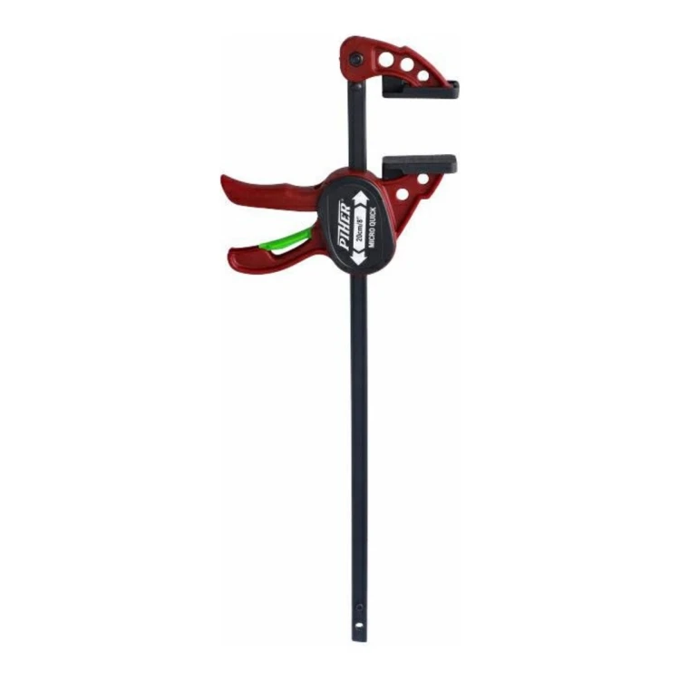 Ścisk jednoręczny PIHER Micro Quick - komplet 2 szt. - 10-20 cm, wysięg 5,5 cm, szyna 8x3 mm