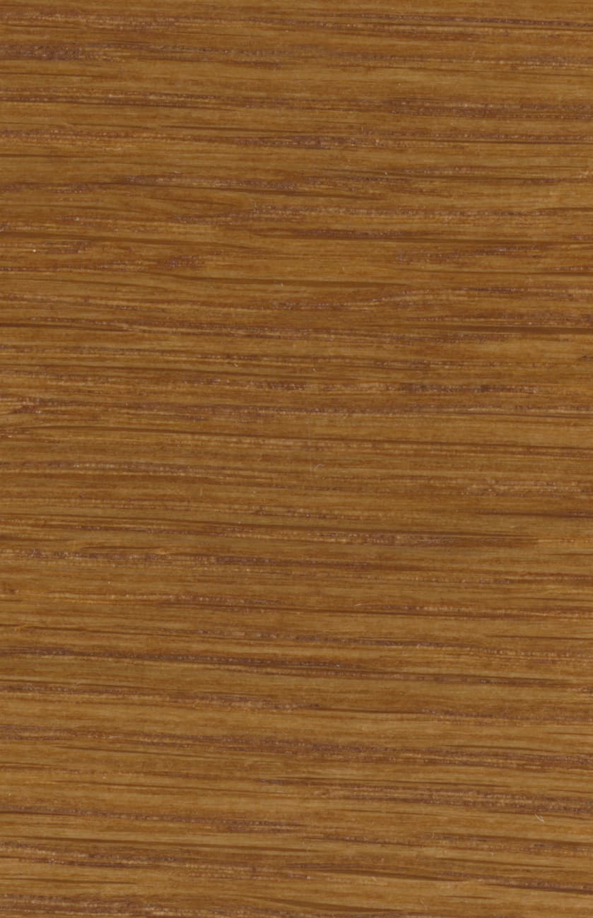 Bejca nitro SOPUR Teak 23-48 - próbka na drewnie dębowym