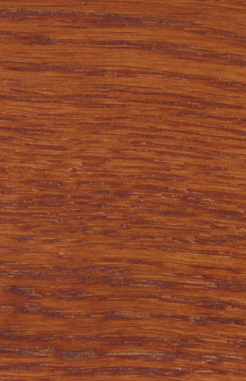 Bejca nitro SOPUR Teak 23-49 - próbka na drewnie dębowym